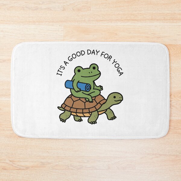 Item preview, International Yoga Day June 21 Funny Pilates and Yoga Frog Pose designed and sold by gunaone-design.