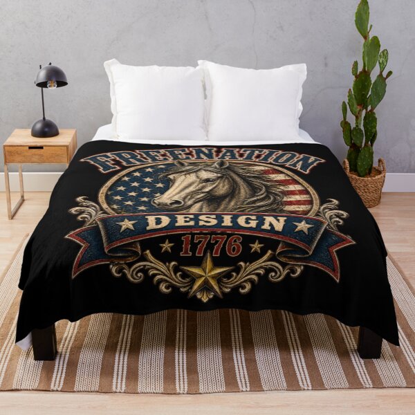 Item preview, Patriotic Horse Western Freenation Design USA 1776 designed and sold by FREENATION2026.