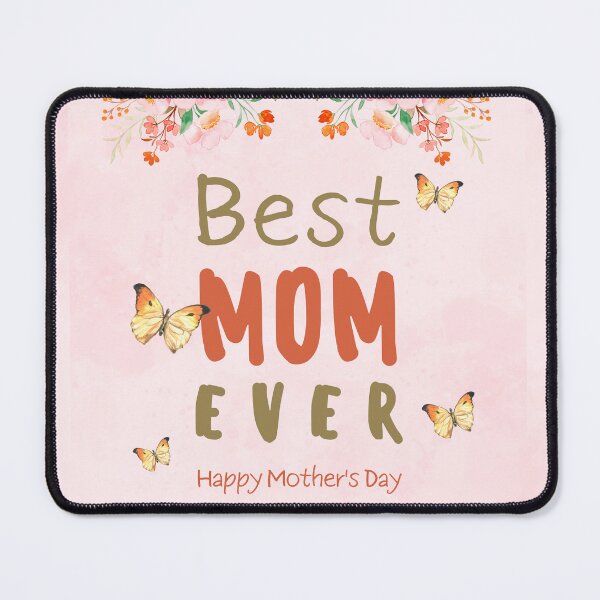 Item preview, Pink Floral "Best Mom Ever" Butterfly designed and sold by FunSticky14.