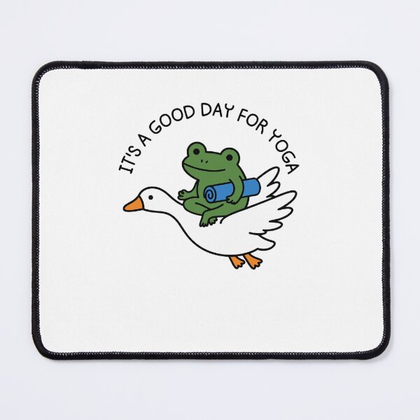 Item preview, International Yoga Day June 21 Funny Frog It's A Good Day For Yoga For Yoga Lover designed and sold by gunaone-design.