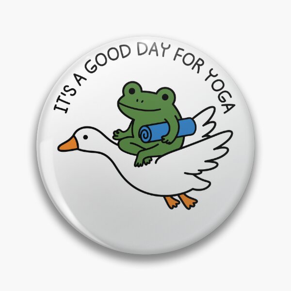 Item preview, International Yoga Day June 21 Funny Frog It's A Good Day For Yoga For Yoga Lover designed and sold by gunaone-design.
