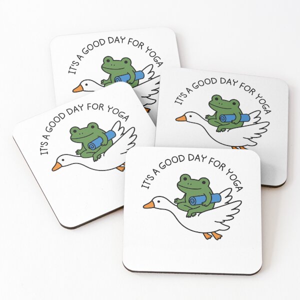 Item preview, International Yoga Day June 21 Funny Frog It's A Good Day For Yoga For Yoga Lover designed and sold by gunaone-design.