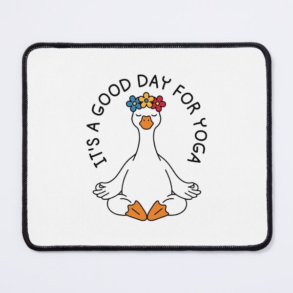 Item preview, It's A Good Day For Yoga Funny International Yoga Day June 21 Cute Goose Yoga Lover designed and sold by gunaone-design.