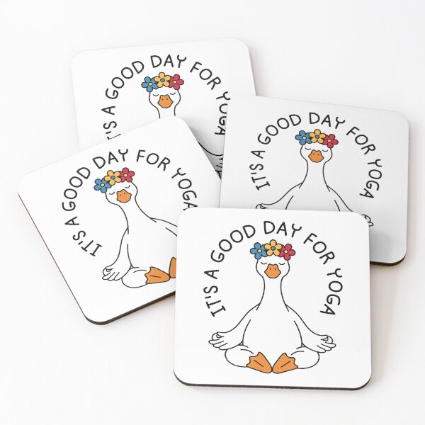 Item preview, It's A Good Day For Yoga Funny International Yoga Day June 21 Cute Goose Yoga Lover designed and sold by gunaone-design.