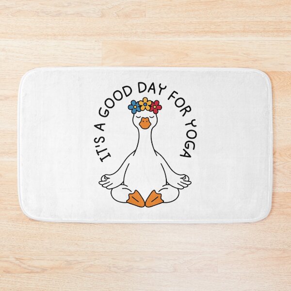 Item preview, It's A Good Day For Yoga Funny International Yoga Day June 21 Cute Goose Yoga Lover designed and sold by gunaone-design.