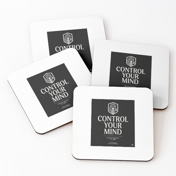 Item preview, Control Your Mind Minimalist Motivation Typography Design designed and sold by DarioTactical.