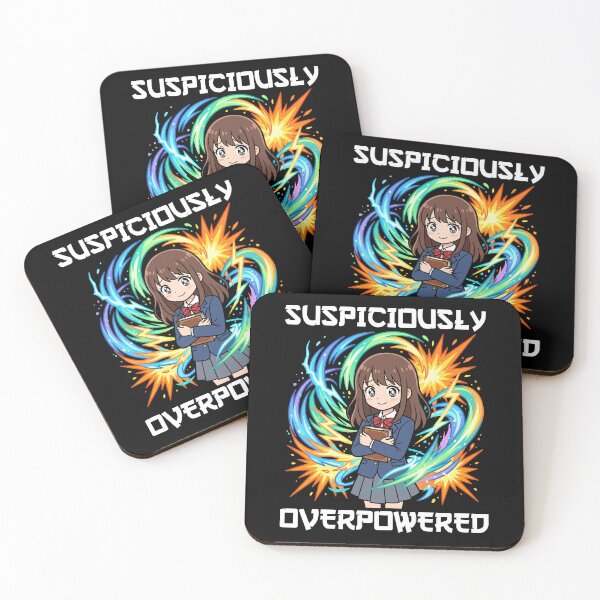 Item preview, ANIME - SUSPICIOUSLY OVERPOWERED designed and sold by KEF Custom.