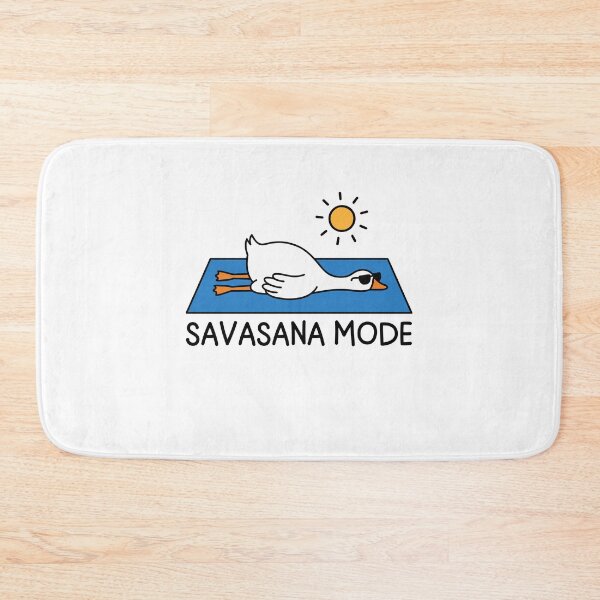 Item preview, Savasana Mode Yoga Goose Pose Funny International Yoga Day designed and sold by gunaone-design.
