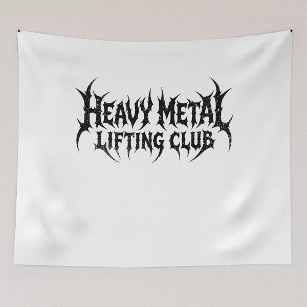 Item preview, Heavy Metal Lifting Club Funny Powerlifting weight lifter designed and sold by gunaone-design.