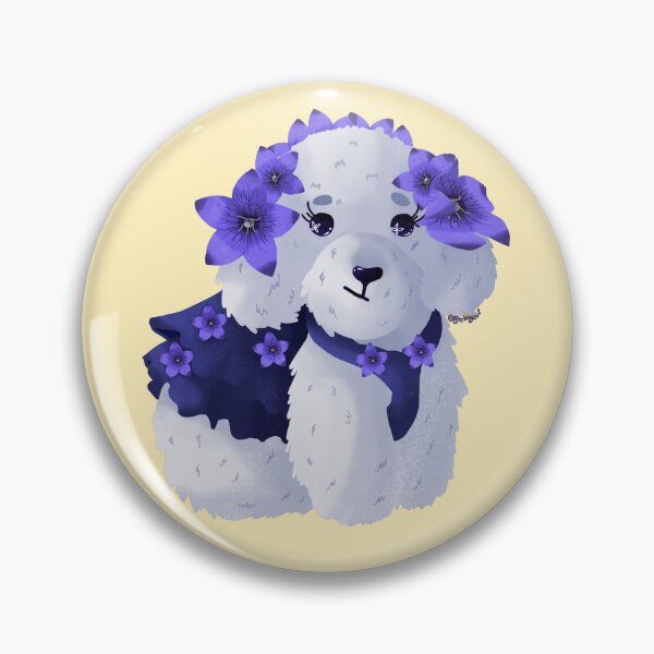 Item preview, Ballon Flower x Bichonfrise  designed and sold by Bre-Bug-242.