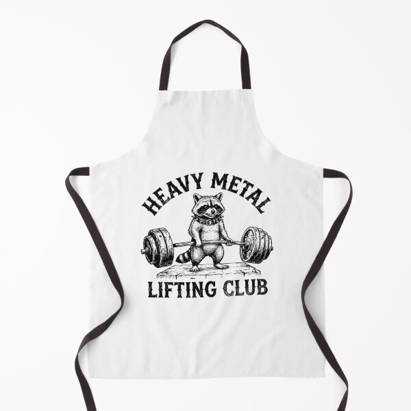 Item preview, Heavy Metal Lifting Club Funny Raccoon Weightlifting Gym Workout Humor designed and sold by gunaone-design.