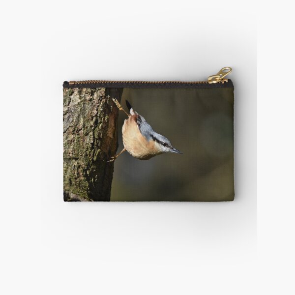 Item preview, Eurasian Nuthatch Descending Tree Trunk With Food designed and sold by Shanguai.