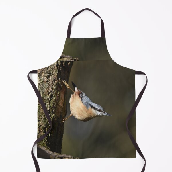 Item preview, Eurasian Nuthatch Descending Tree Trunk With Food designed and sold by Shanguai.