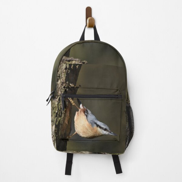 Item preview, Eurasian Nuthatch Descending Tree Trunk With Food designed and sold by Shanguai.