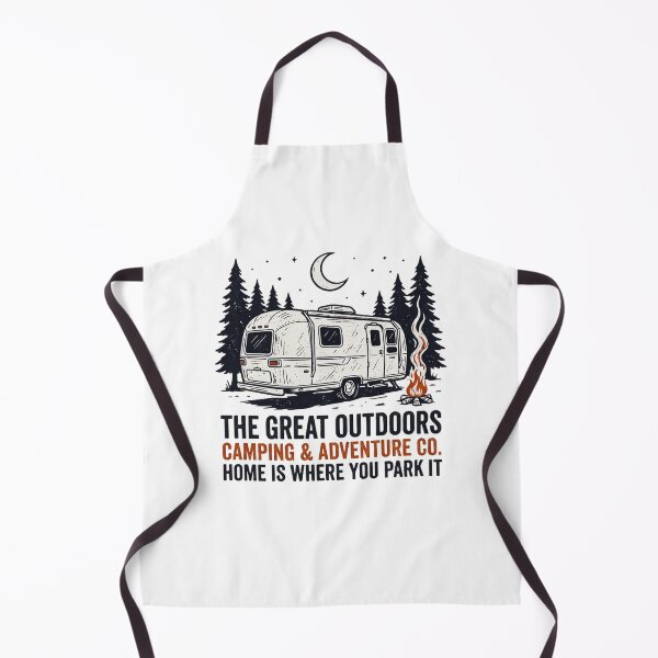 Item preview, The Great Outdoors Camping & Adventure Co | Home Is Where You Park It | Funny RV Camper Gift designed and sold by 519xdesign.