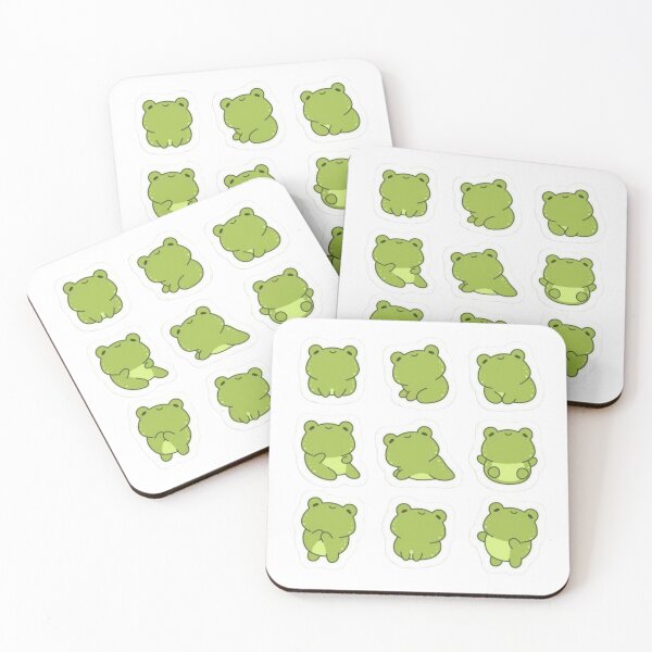 Item preview, Cute Frog Sticker Pack | Kawaii Frog Cartoon Stickers | Funny Green Frog Aesthetic designed and sold by ZYNORAworld.