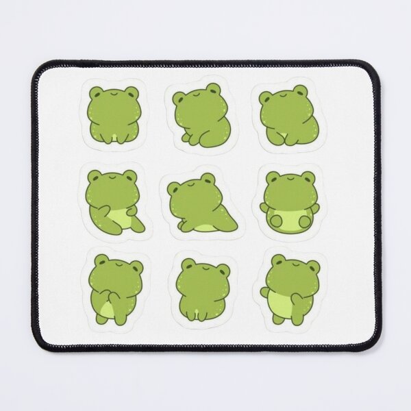 Item preview, Cute Frog Sticker Pack | Kawaii Frog Cartoon Stickers | Funny Green Frog Aesthetic designed and sold by ZYNORAworld.
