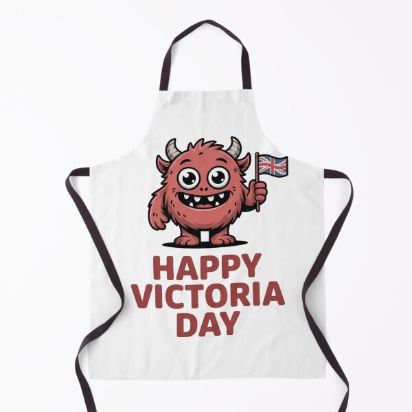 Item preview, Cute Red Monster Happy Victoria Day Kawaii designed and sold by InspiredCreatives.