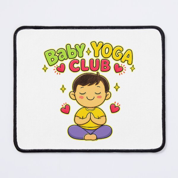 Item preview, Baby Yoga Club Cute Meditation Cartoon Shirt designed and sold by FEEL GOOD CLUB DESIGNS.