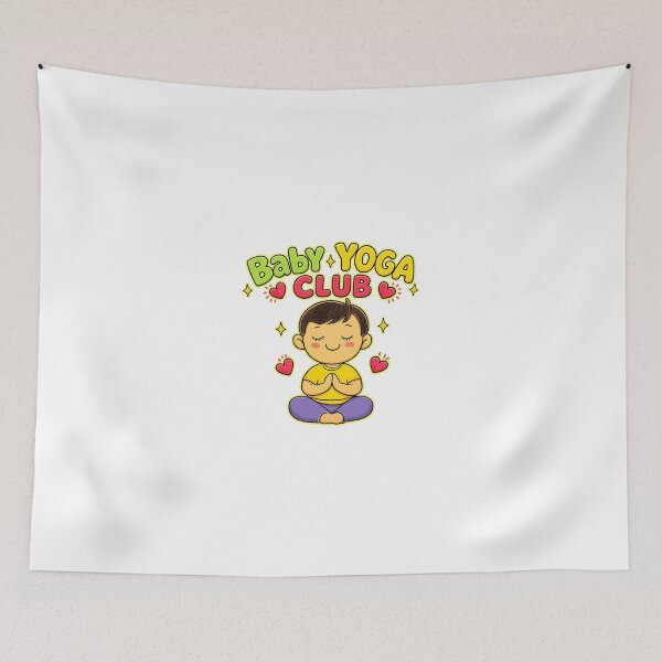 Item preview, Baby Yoga Club Cute Meditation Cartoon Shirt designed and sold by FEEL GOOD CLUB DESIGNS.