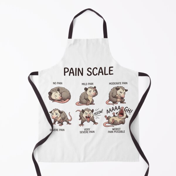 Item preview, Opossum Pain Scale Cartoon designed and sold by colorsartss.