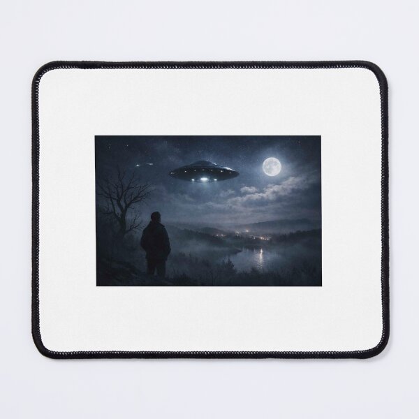 Item preview, UFO Encounter in the Night Sky designed and sold by GunnesonJ.
