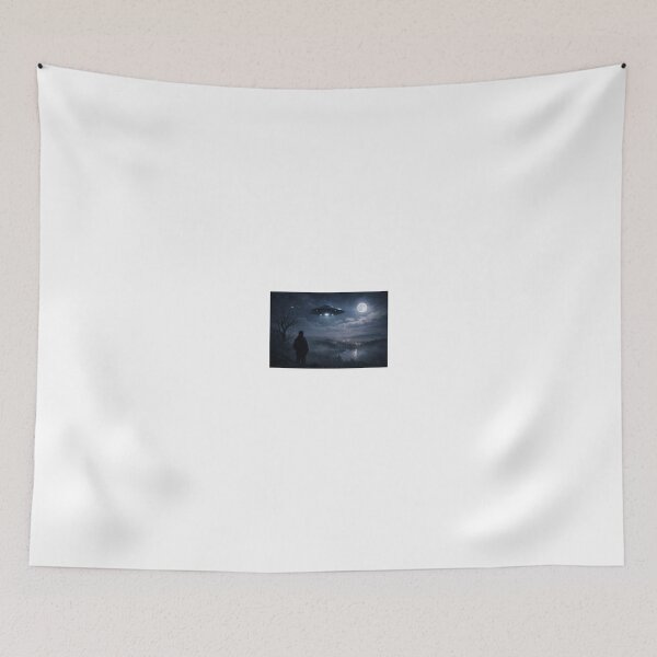 Item preview, UFO Encounter in the Night Sky designed and sold by GunnesonJ.