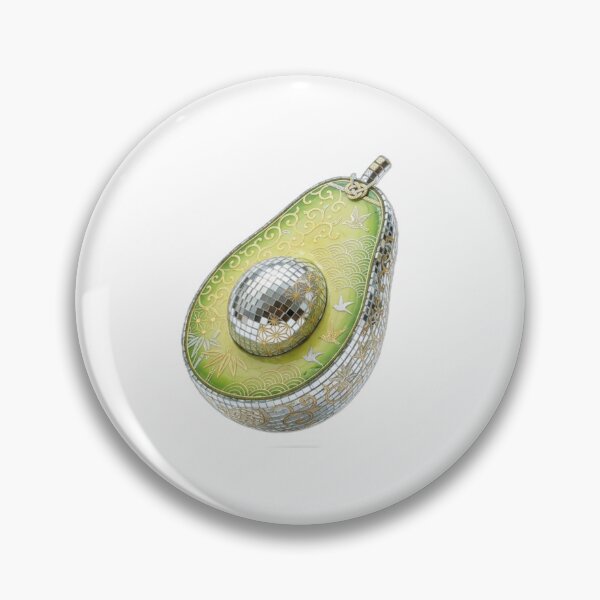 Item preview, Japanese Traditional Pattern Disco Avocado Art designed and sold by SakuraMarket26.