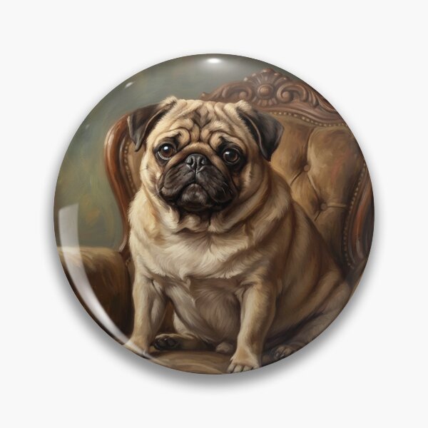Item preview, Vintage Pug designed and sold by ArtfulSoules.