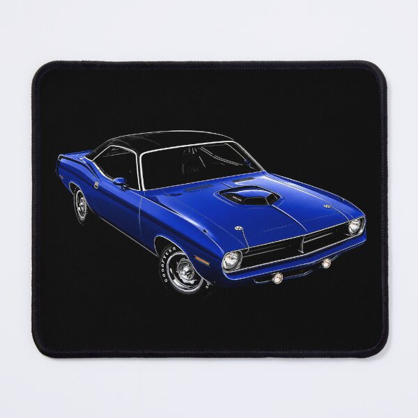 Item preview, 1970 Plymouth Cuda – Blue Classic Mopar Muscle Car Art designed and sold by Stinky Lincy's Apparel Company.