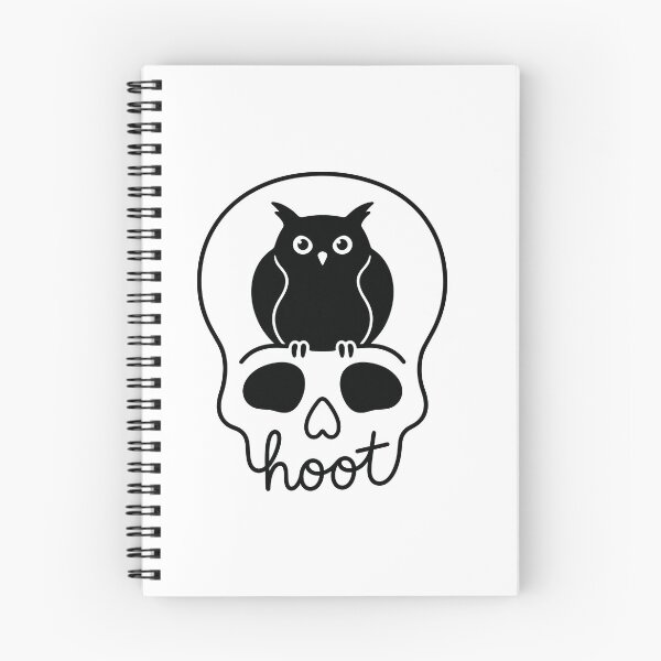 Item preview, Hoot Owl Skull - Cute Spooky Owl designed and sold by gunaone-design.