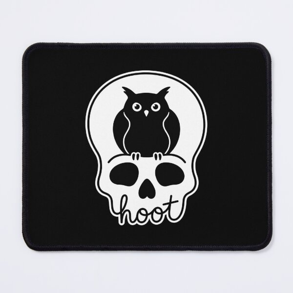 Item preview, Hoot Owl Skull Creepy Cute Night Bird Goth Aesthetic designed and sold by gunaone-design.