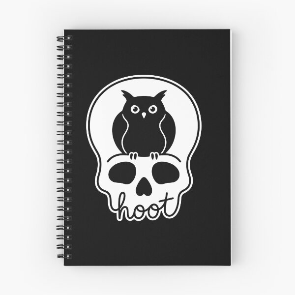 Item preview, Hoot Owl Skull Creepy Cute Night Bird Goth Aesthetic designed and sold by gunaone-design.