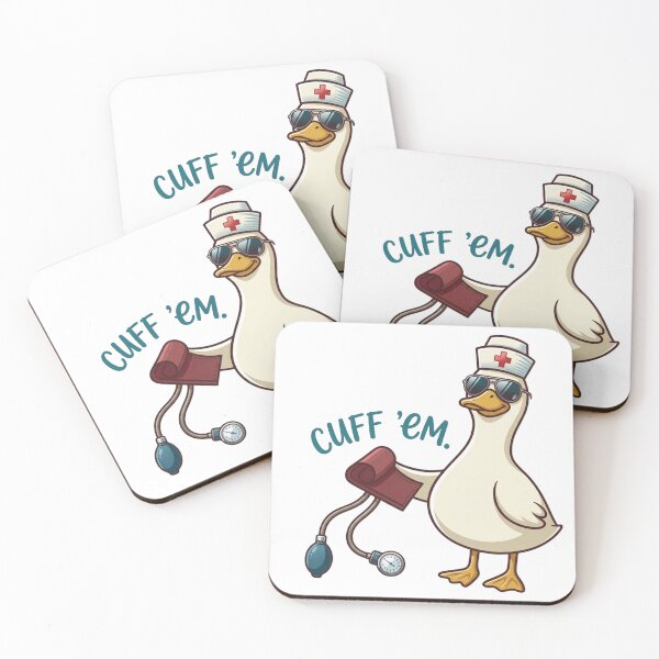 Item preview, Duck Nurse Cuff Em designed and sold by colorsartss.