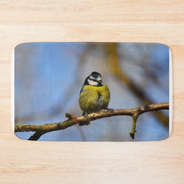 Item preview, Blue Tit Perched on a Bare Winter Branch designed and sold by Shanguai.