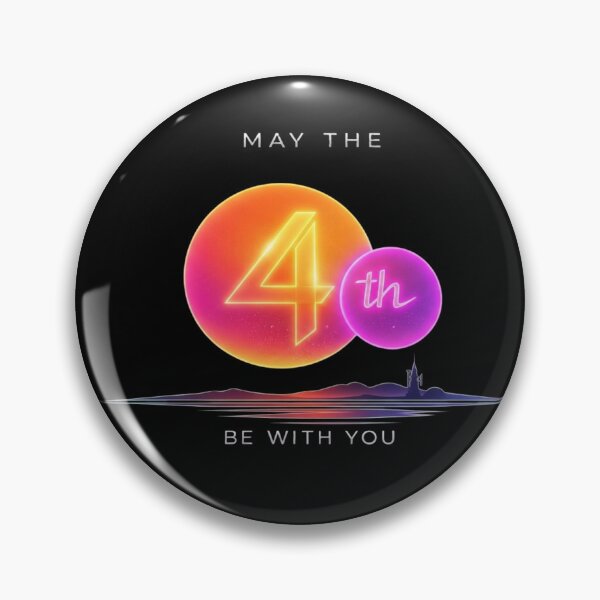 Item preview, May the 4th Be With You Binary Sunset Neon designed and sold by Horizon Prime.