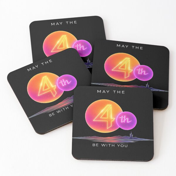 Item preview, May the 4th Be With You Binary Sunset Neon designed and sold by Horizon Prime.