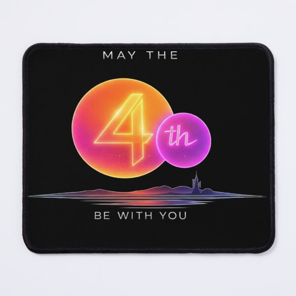 Item preview, May the 4th Be With You Binary Sunset Neon designed and sold by Horizon Prime.