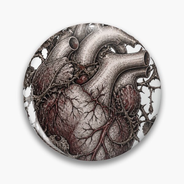 Artikelvorschau, Heart of Thorns: Gothic Anatomy and Vintage Roses entworfen und verkauft von Botanica Obscura.