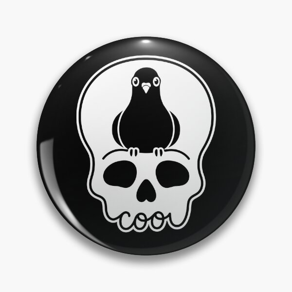 Item preview, Coo Pigeon Skull Spooky Cute Pigeon Lover designed and sold by gunaone-design.