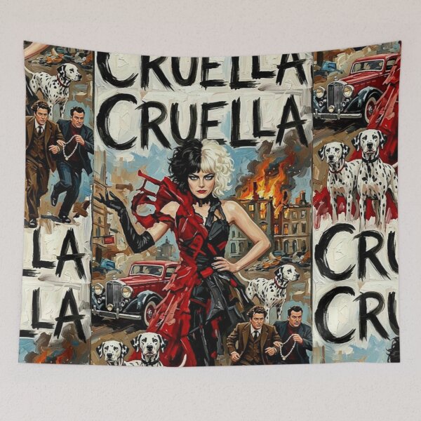 Item preview, Estella’s Revenge: Cruella Fine Art Tribute designed and sold by Art's Diner.