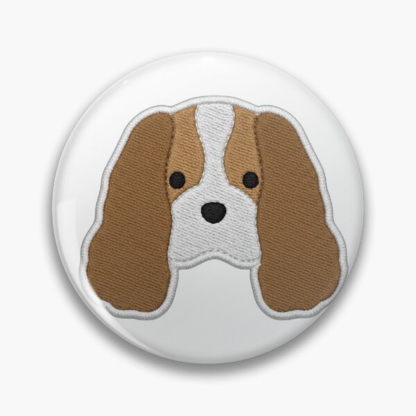 Item preview, Embroidered Cavalier Patch Design designed and sold by lovemydoggie.