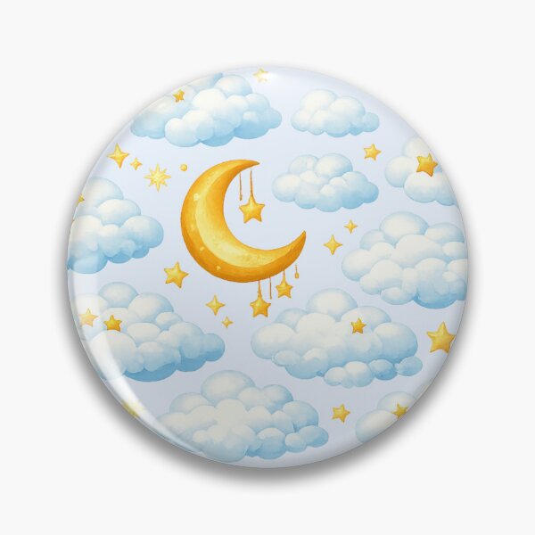 Item preview, moon n clouds designed and sold by sabahdesign.