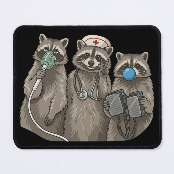 Item preview, Raccoon Medical Team designed and sold by colorsartss.
