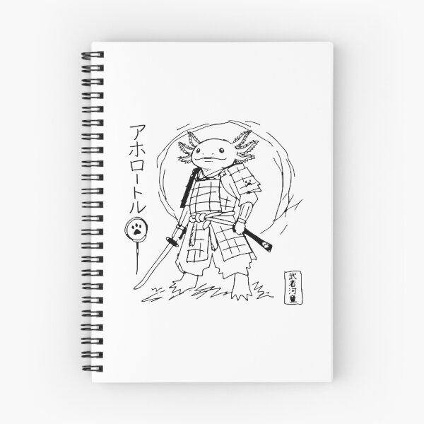 Item preview, Badly Drawn Samurai Axolotl MS Paint Doodle designed and sold by gunaone-design.