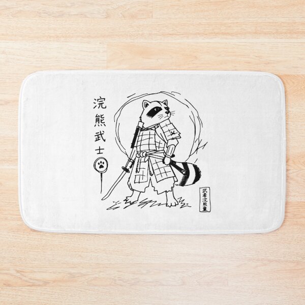 Item preview, Badly Drawn Samurai Raccoon MS Paint Doodle designed and sold by gunaone-design.