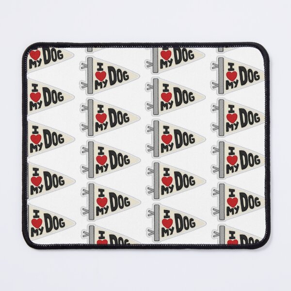 Item preview, I love my Dog Embroidered Patch designed and sold by lovemydoggie.