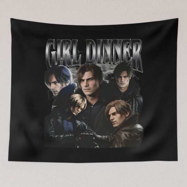 Item preview, Leon Kennedy Girl Dinner Meme Resident Evil Requiem Funny Gamer Classic T-Shirt designed and sold by STAATI.
