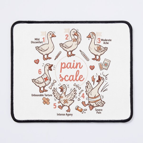 Item preview, Goose Pain Scale Funny Medical Chart designed and sold by colorsartss.
