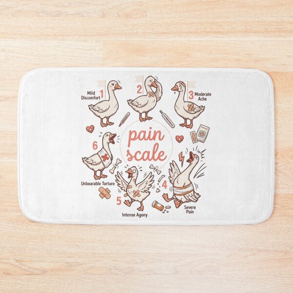 Item preview, Goose Pain Scale Funny Medical Chart designed and sold by colorsartss.